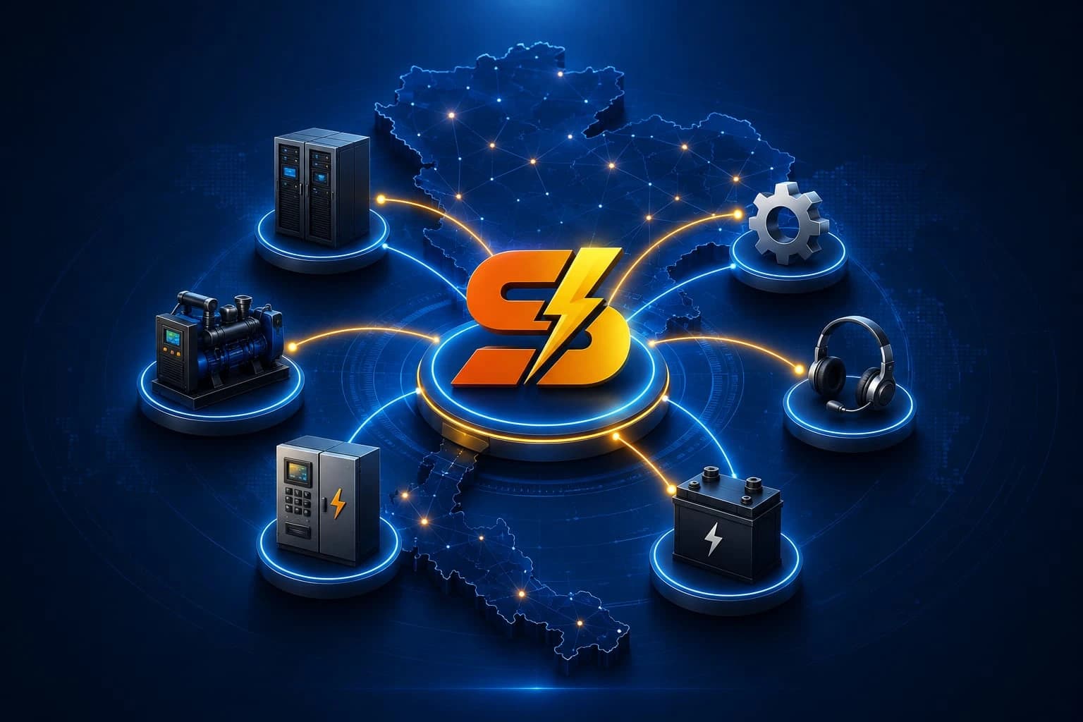 ทีมวิศวกร S Distribution ตรวจสอบระบบสำรองไฟฟ้า