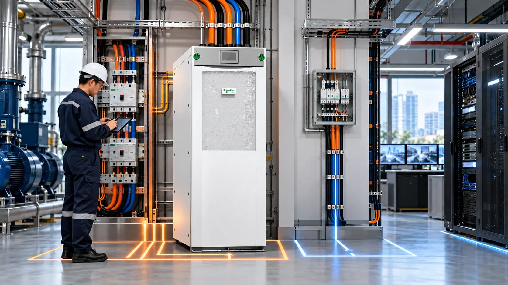 UPS 3 เฟส Galaxy V series จาก Schneider Electric